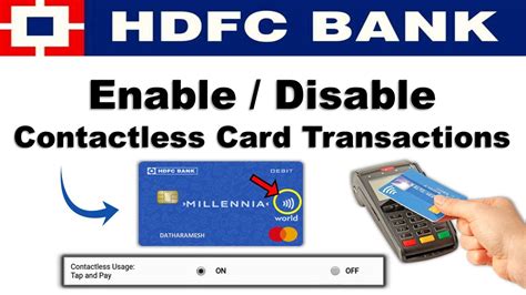 hdfc contactless debit card